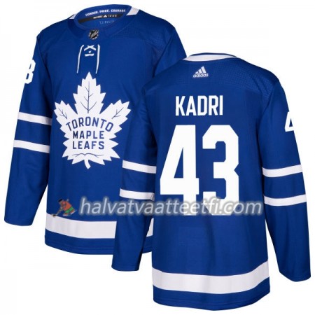 Miesten NHL Toronto Maple Leafs Pelipaita Nazem Kadri 43 Adidas 2017-2018 Sininen Authentic Miesten NHL Toronto Maple Leafs Pelipaita Nazem Kadri 43 Adidas 2017-2018 Sininen Authentic